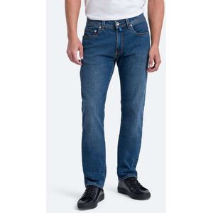 Pierre Cardin Lyon Futureflex Tapered Fit Jeans blauw, Effen