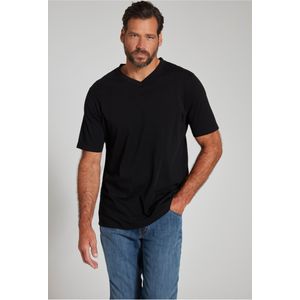 JP 1880 - T-shirt - Zwart - Basic Jersey - Heren grote maten - 8XL