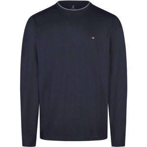 Jupiter Longsleeve marine, Effen