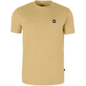 Kronstadt T-Shirt ronde hals geel, Effen