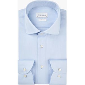 Profuomo - Overhemd - Lichtblauw - Katoen - Maat 45