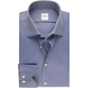 Stenströms Overhemd donkerblauw, Effen