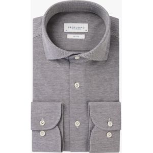 Profuomo Jersey shirt groen, Effen