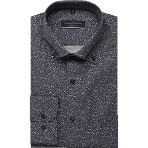 Casa Moda Overhemd blauw, Bedrukt