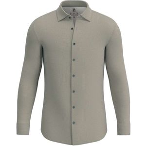 Desoto Slim Fit Jersey shirt groen, Motief