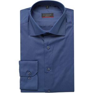ETERNA Performance Overhemd rook blauw, Effen