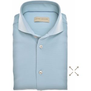 John Miller Overhemd blauw, Effen