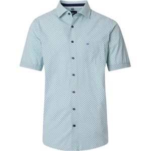 Redmond Casual Overhemd Korte mouw groen