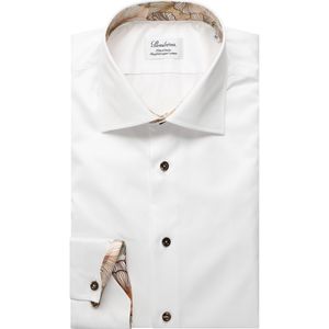 Stenströms Overhemd wit, Effen