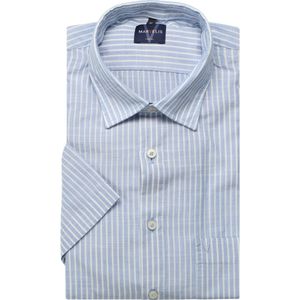 Marvelis Casual Overhemd Korte mouw blauw