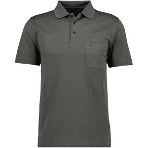 RAGMAN Softknit Polo shirt Korte mouw donkergrijs