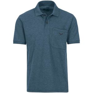 TRIGEMA Comfort Fit Polo shirt Korte mouw jeans