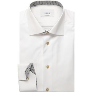 ETON Overhemd wit, Effen