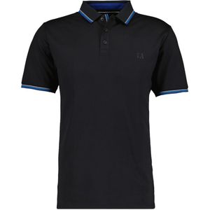 RAGMAN Modern Fit Polo shirt Korte mouw zwart
