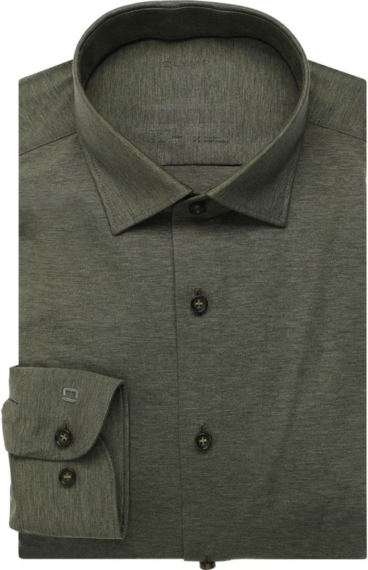 OLYMP Level Five 24/Seven Overhemd, body fit, Kent, Groen