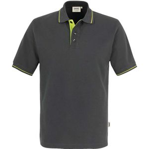 HAKRO 803 Comfort Fit Polo shirt Korte mouw antraciet/kiwi