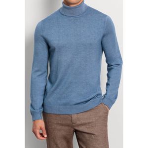 OLYMP Modern Fit Trui rook blauw, Effen