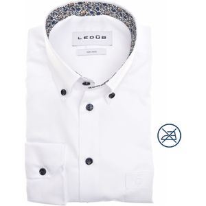 Ledub - Overhemd - Wit - 100% Katoen - Modern Fit