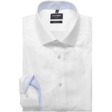 OLYMP Luxor Overhemd wit, Effen