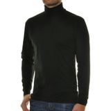 RAGMAN Turtleneck shirt zwart, Effen