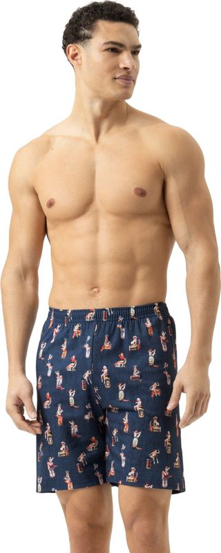 Mey - Pretty Cowgirl - Pyjamabroek - Beige Lichtblauw Donkerblauw Oranjerood - Katoen