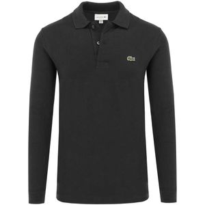 Lacoste Classic Fit Polo shirt zwart, Effen