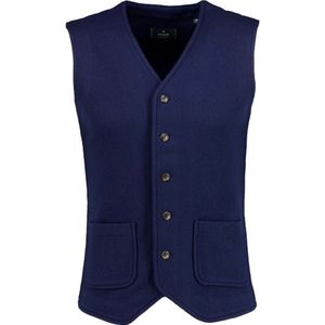 RAGMAN Vest donkerblauw, Effen