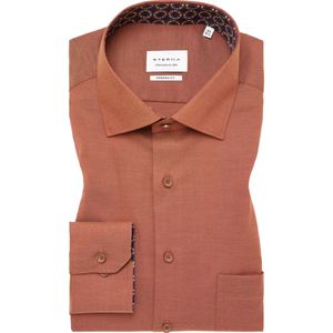 ETERNA Overhemd roestrood, Effen