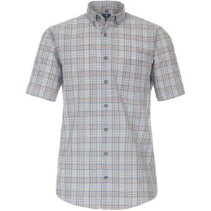 Redmond Casual Overhemd Korte mouw bruin/blauw