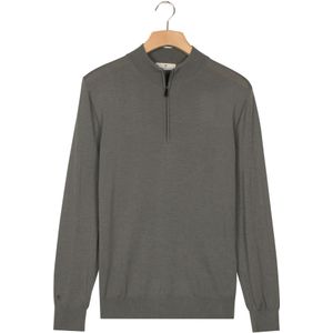 Thomas Maine Trui ritssluitinggroen, Effen