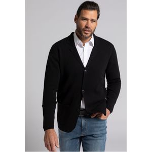 JP1880 Blazer zwart, Effen