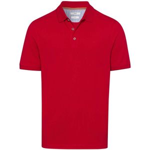 Brax Modern Fit Polo shirt Korte mouw lichtrood