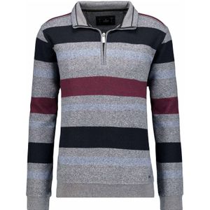 RAGMAN Sweatshirt ritssluitingdonkergrijs, Gestreept
