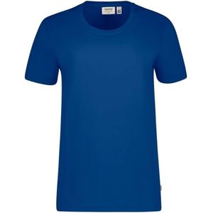 HAKRO Organic Regular Fit T-Shirt ronde hals koninklijk, Effen