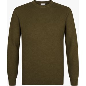 Profuomo Trui ronde halsgroen, Gestructureerd