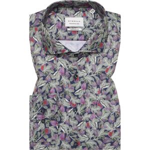 ETERNA Overhemd marine, Bedrukt