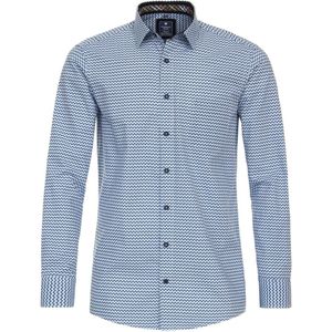 Redmond Casual Regular Fit Overhemd grijs, Motief