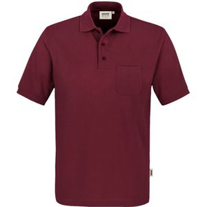 HAKRO 812 Comfort Fit Polo shirt Korte mouw wijnrood