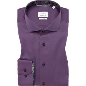 Eterna - Overhemd - Paars - Slim fit - NON IRON (strijkvrij)
