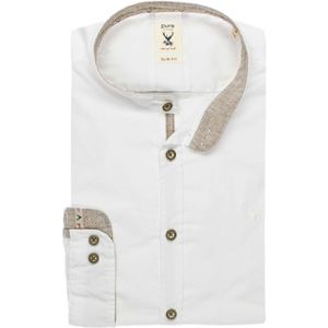 Pure Traditioneel overhemd wit, Effen
