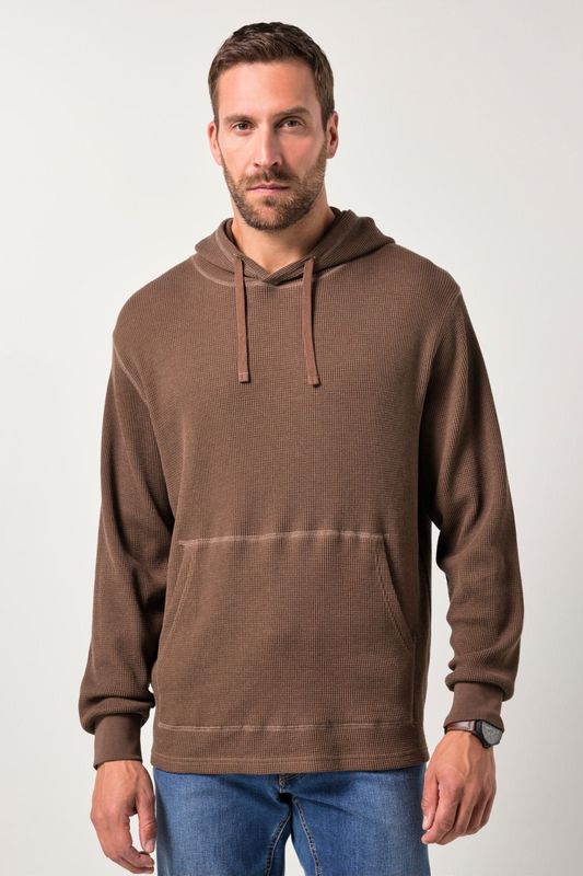 JP1880 Hooded Sweatshirt Kaneel, Effen