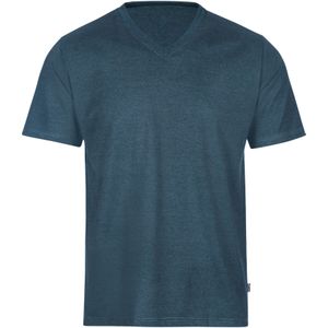 TRIGEMA Comfort Fit T-Shirt V-hals jeans, Melange