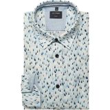 OLYMP Casual Overhemd marine, Bedrukt