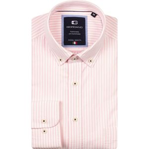 Giordano Overhemd roze, Gestreept