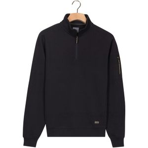 Baileys Sweatshirt ritssluitingdonkerblauw, Effen