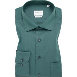 ETERNA Overhemd groen, Effen