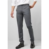 MEYER - Chino - Donkergrijs - Slimfit - Lang/maxi