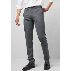 MEYER - Chino - Donkergrijs - Slimfit - Lang/maxi