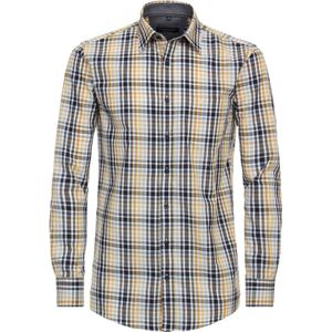 Casa Moda Casual Overhemd Korte mouw geel
