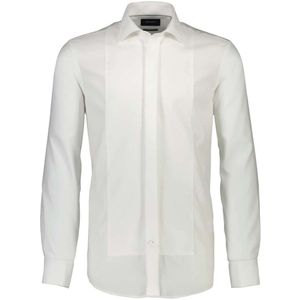 Lindbergh Black Gala shirt wit, Effen